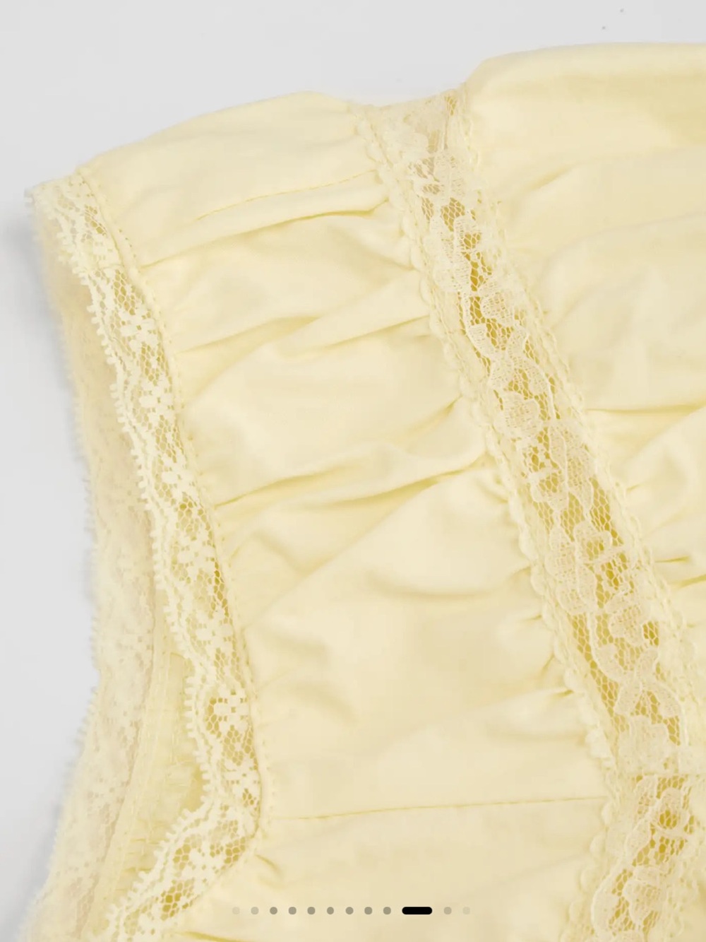 NWT CIDER Baby Doll Dress in Butter Yellow Sz M 100% Cotton - Picture 12 of 14